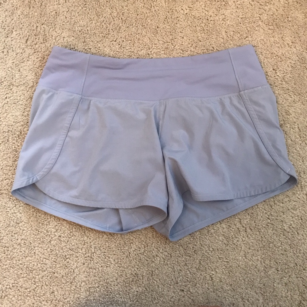 Lilac Lululemon Speed Up Shorts - 4 inch